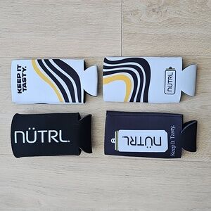 NÜTRL Black and Yellow Can Coolers